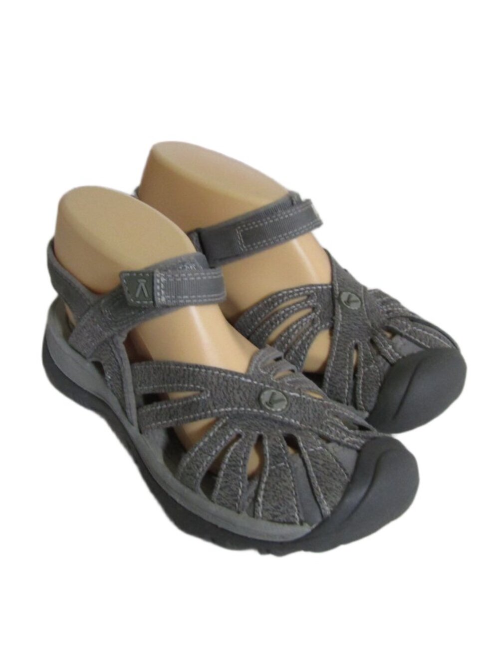 KEEN Rose Closed Toe Hiking Athletic Outdoor Sandals Shoes Gray Gargoyle/Raven 7